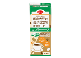国産大豆の豆乳飲料麦芽コーヒーカロリーハーフ
