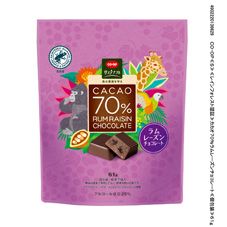 ＣＯ・ＯＰ カカオ７０％ラムレーズンチョコレート ６１ｇ