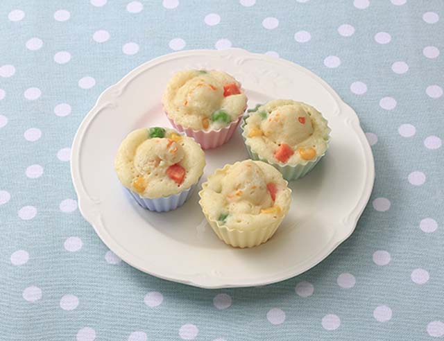 つみれ入り蒸しパン