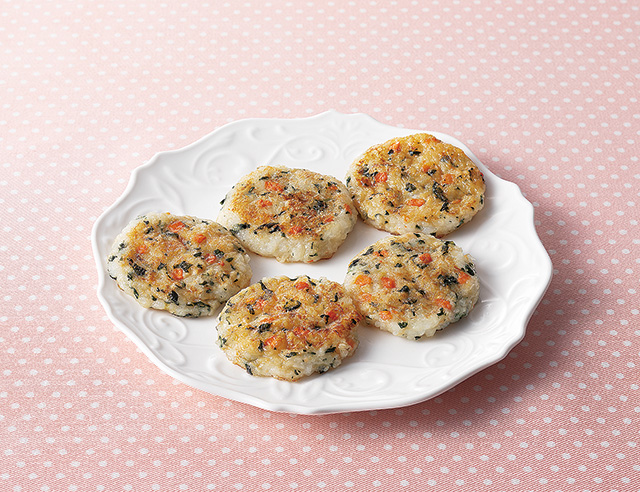 青菜とツナのおかゆおやき
