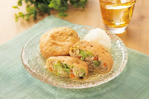 パクパク食べちゃう！お好み焼風がんも