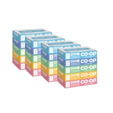 CO・OP ティシュ 200組×20個入り(5個×4パック)