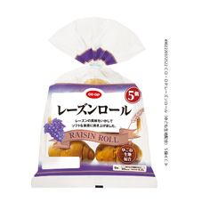 CO・OP レーズンロール(ゆごね生地配合) 5個