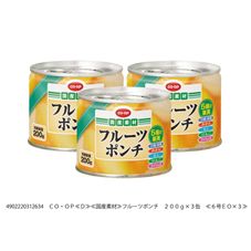 ＣＯ・ＯＰ フルーツポンチ　 ２００ｇ×３缶　