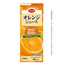 ＣＯ・ＯＰ オレンジジュース ２００ｍｌ