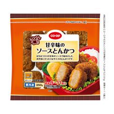 CO・OP レンジで甘辛味のソースとんかつ 250g(標準9~11個入)