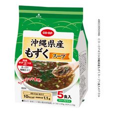 ＣＯ・ＯＰ 沖縄県産もずくスープ ５食入