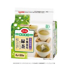 ＣＯ・ＯＰ 宇治抹茶入り有機栽培緑茶ティーバッグ ２ｇ×２０袋