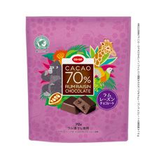 ＣＯ・ＯＰ カカオ７０％ラムレーズンチョコレート ７０ｇ