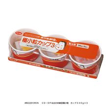 CO・OP&おかめ納豆 極小粒 カップ3 30g×3個入