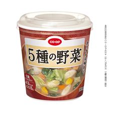 CO・OP (カップみそ汁)5種の野菜 1食分