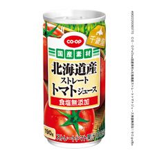 ＣＯ・ＯＰ 北海道産ストレートトマトジュース食塩無添加 １９０ｇ