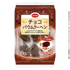 CO・OP チョコバウムクーヘン 9個