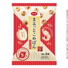 こめぽん CO・OP まるっとこめぽん えびしお味 18g×5袋｜商品情報