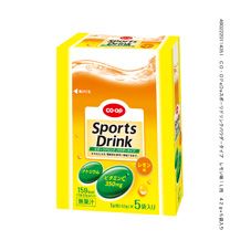 ＣＯ・ＯＰ スポーツドリンクパウダータイプ　レモン味 １Ｌ用　４２ｇ×５袋入り