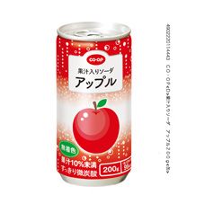 ＣＯ・ＯＰ 果汁入りソーダ　アップル ２００ｇ