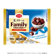 ＣＯ・ＯＰ 生クリームファミリーチョコレート １６０ｇ（個包装込み）