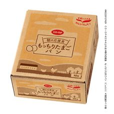 CO・OP 朝の応援食 もっちりたまごパン(Ca入り) 10個