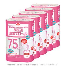 CO・OP ワンタッチ芯までロール 114mm×75mW×6R×5