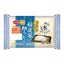 ＣＯ・ＯＰ＆マルちゃん つるやか　稲庭風細うどん ２００ｇ×３食入