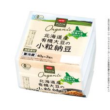 ＣＯ・ＯＰ 北海道産有機大豆の小粒納豆 ４０ｇ×３