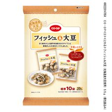 ＣＯ・ＯＰ フィッシュ＆大豆（北海道産大豆使用）（Ｃａ、たんぱく質） ５５ｇ（個包装込み）