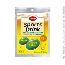 ＣＯ・ＯＰ スポーツドリンクパウダータイプ　レモン味 １Ｌ用　４２ｇ