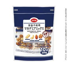 ＣＯ・ＯＰ 食塩不使用マカデミアミックス １０袋（２００ｇ）