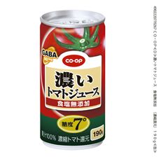 ＣＯ・ＯＰ 濃いトマトジュース　食塩無添加　（濃縮還元） １９０ｇ
