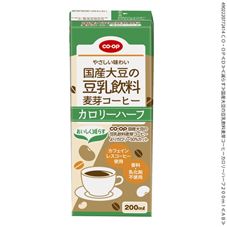 ＣＯ・ＯＰ 国産大豆の豆乳飲料麦芽コーヒーカロリーハーフ ２００ｍｌ
