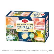 ＣＯ・ＯＰ 炭酸ガスの薬用入浴剤　くつろぎセレクト４つの香り ４０ｇ×２０錠