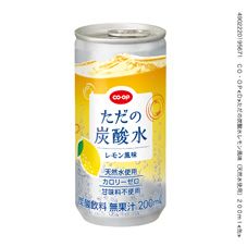 ＣＯ・ＯＰ ただの炭酸水レモン風味（天然水使用） ２００ｍｌ