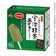 ＣＯ・ＯＰ＆井村屋 十勝産小豆で作った　宇治抹茶あずきアイスバー ６本入