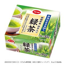 ＣＯ・ＯＰ 静岡県産　抹茶入り緑茶ティーバッグ １．８ｇ×５０袋