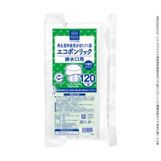 ＣＯ・ＯＰ 再生原料使用水切りゴミ袋エコボンリック（簡易包装タイプ）排水口用 １２０枚