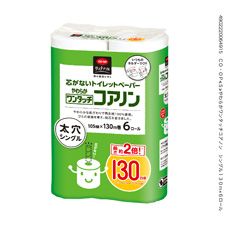 ＣＯ・ＯＰ やわらかワンタッチコアノン シングル １３０ｍ×６ロール｜商品情報｜コープ商品サイト｜日本生活協同組合連合会