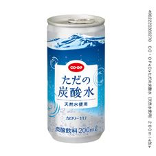 ＣＯ・ＯＰ ただの炭酸水（天然水使用） ２００ｍｌ