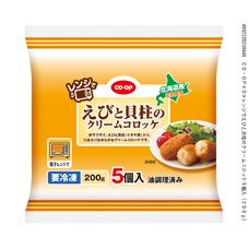 ＣＯ・ＯＰ レンジでえびと貝柱のクリームコロッケ ５個入（２００ｇ）