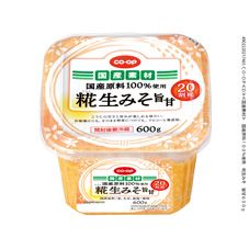 ＣＯ・ＯＰ 　国産原料１００％使用　糀生みそ　旨甘 ６００ｇ