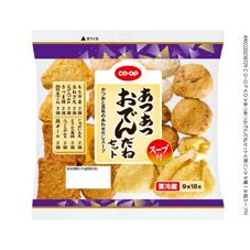 ＣＯ・ＯＰ あつあつおでんだねセット ９種１８個スープ付