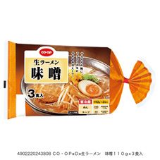 ＣＯ・ＯＰ 生ラーメン　味噌 １１０ｇ×３食入