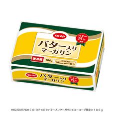 ＣＯ・ＯＰ バター入りマーガリン １８０ｇ