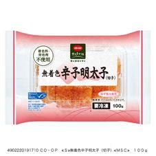 ＣＯ・ＯＰ 無着色辛子明太子（切子） １００ｇ