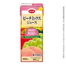 ＣＯ・ＯＰ ピーチミックスジュース ２００ｍｌ