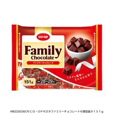 ＣＯ・ＯＰ ファミリーチョコレート １５１ｇ
