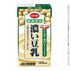 ＣＯ・ＯＰ 濃い豆乳（無調整）（たんぱく質） １２５ｍｌ