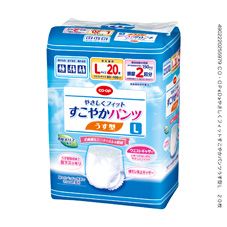 ＣＯ・ＯＰ やさしくフィットすこやかパンツうす型 Ｌ　２０枚