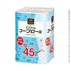 ＣＯ・ＯＰ エコスリムコープロール　ダブル １０５ｍｍ×４５ｍ×１２Ｒ