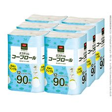 ＣＯ・ＯＰ エコスリムコープロール　シングル １０５ｍｍ×９０ｍ×１２Ｒ×６入り