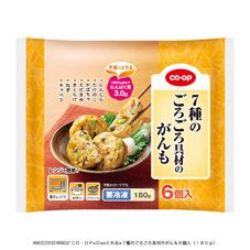 ＣＯ・ＯＰ ７種のごろごろ具材のがんも ６個入（１８０ｇ）